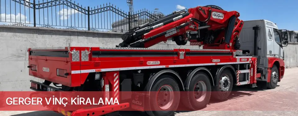 Gerger İlçemi Vinç Kiralama